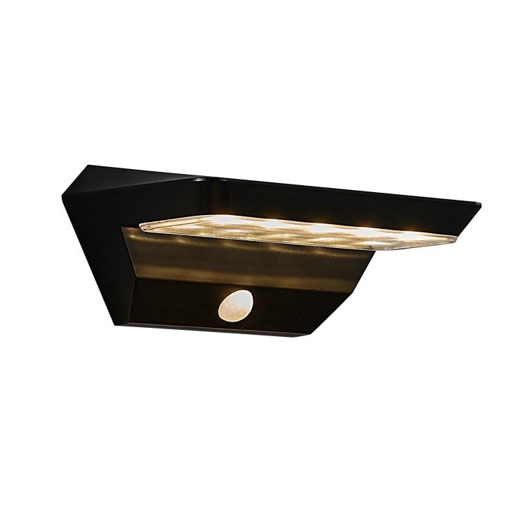 Agena Solar | Applique murale | Noir