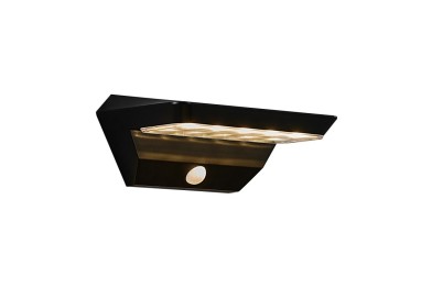Agena Solar | Applique murale | Noir