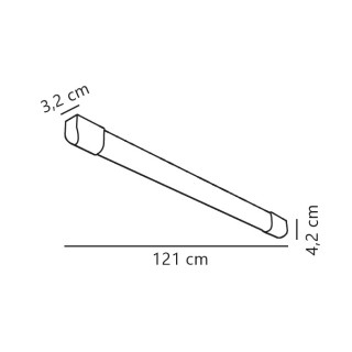 Arlington 121 | LED 1900 Lm | Réglette | Blanc