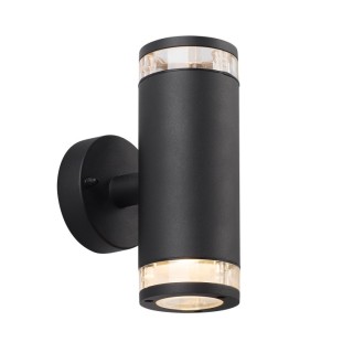 Birk Double | Applique murale | Noir