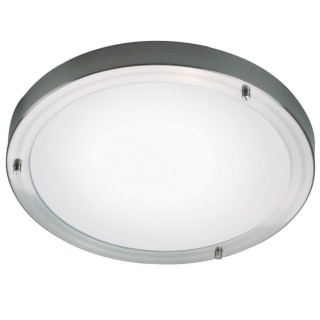 Ancona Maxi E27 | Plafonnier | Acier Brossé