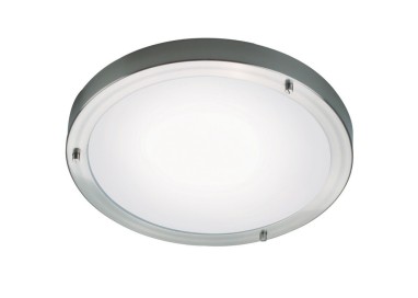 Ancona Maxi E27 | Plafonnier | Acier Brossé