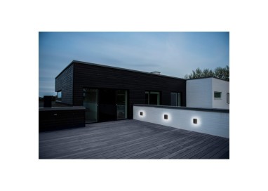 Artego Square | Applique murale | Noir