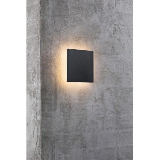 Artego Square | Applique murale | Noir