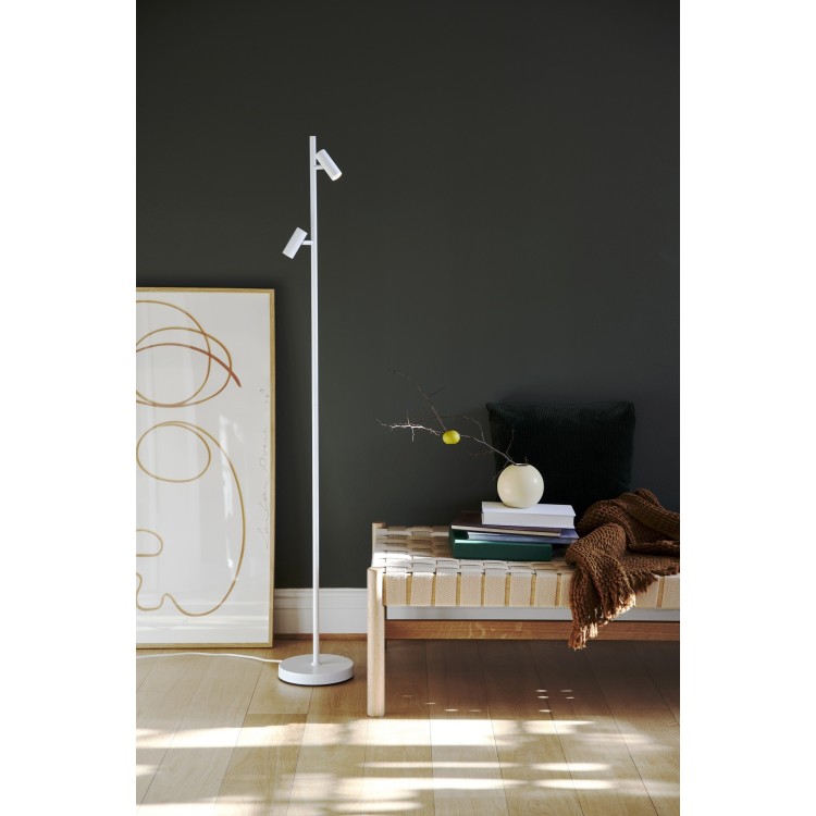 Omari | Lampadaire | Blanc