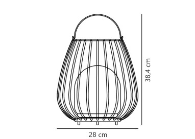 Jim To-Go | Luminaire nomade | Rouge