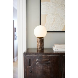 Lilly Marble | Lampe à poser | Marron