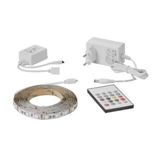 Led Strip | Colour | Music | 5 meters | [Effect] | Blanc