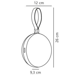 Bring To-Go 12 | Luminaire nomade | Blanc/Vert