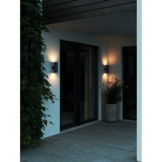 Kyklop Ripple | Applique murale | Noir