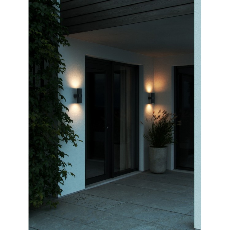 Kyklop Ripple | Applique murale | Noir