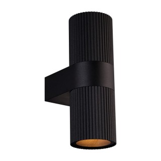 Kyklop Ripple | Applique murale | Noir