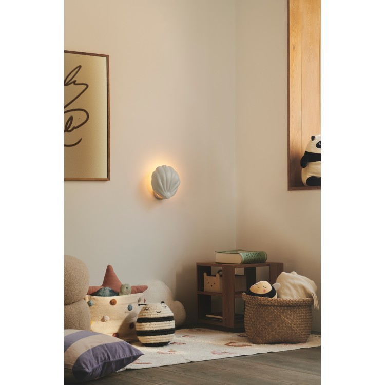 Konchi | Applique murale | Blanc