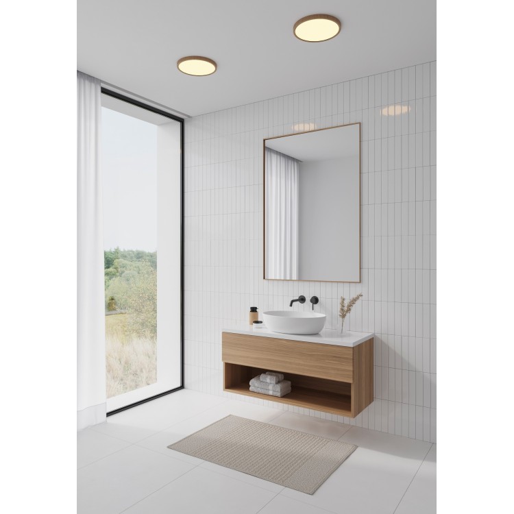 Oja 29 | IP54 2700K | Dim | Plafonnier | Feuille de bois