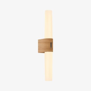 Helva Double Basic | Applique murale | Feuille de bois