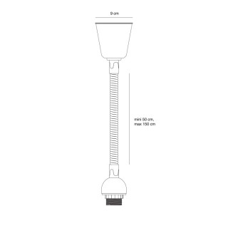 Spiralhejs | Suspension  | Blanc