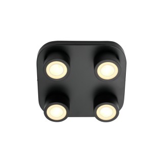 Clyde 4-Spot | Plafonnier | Noir