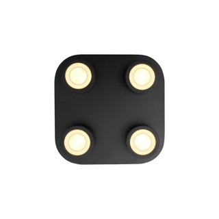 Clyde 4-Spot | Plafonnier | Noir
