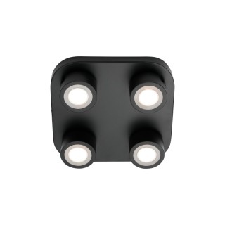 Clyde 4-Spot | Plafonnier | Noir