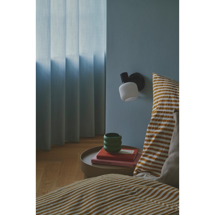 Milford Mini | Applique murale | Noir