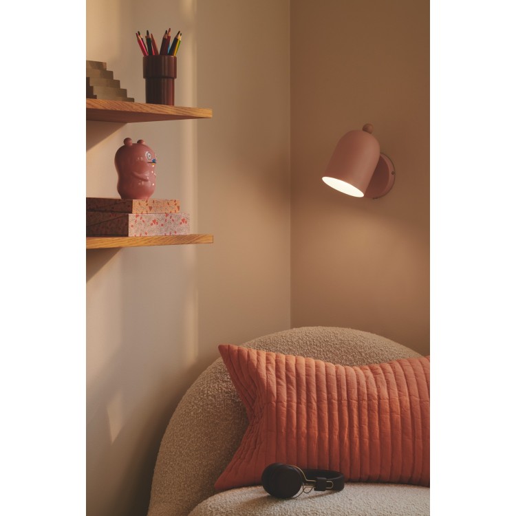 Gaston | Applique murale | Rose poudré