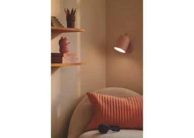 Gaston | Applique murale | Rose poudré