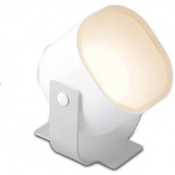Jedi 563041308 Lampe Portable Lilac 380Lm, Plastique, Intégré, 8.5 W, Blanc, 11,5 x 10,5 x 9  cm