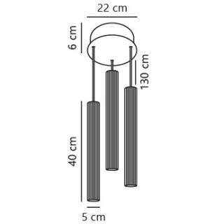 Vico 3-Rondel | Suspension | Noir