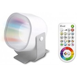 Jedi 563041308 Lampe Portable Lilac 380Lm, Plastique, Intégré, 8.5 W, Blanc, 11,5 x 10,5 x 9  cm