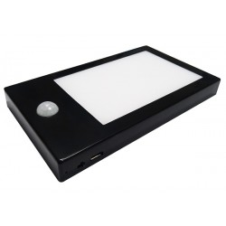 Réglette autonome noir sans fil / LISA LTH / Led intégrée 1.8W, 110 Lumens, 4000 Kelvin / IP20 CLIII
