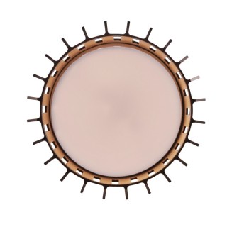 Aludra | Plafonnier | Seaside marron metallise