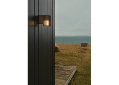 Aludra | Applique murale | Seaside marron metallise