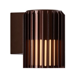 Aludra | Applique murale | Seaside marron metallise
