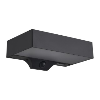 Monay Square Solar | Applique murale | Noir
