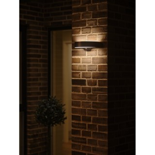 Monay Round Solar | Applique murale | Noir