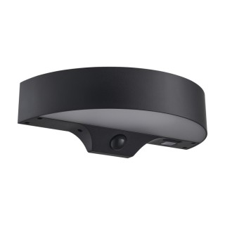 Monay Round Solar | Applique murale | Noir