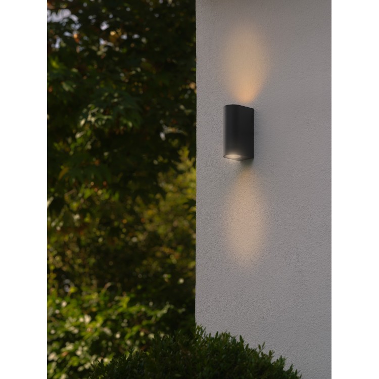 Dion Double | Applique murale | Noir