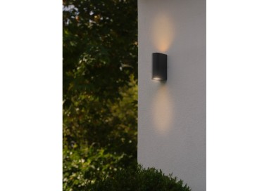 Dion Double | Applique murale | Noir
