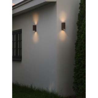 Dion Double | Applique murale | Couleur rouille