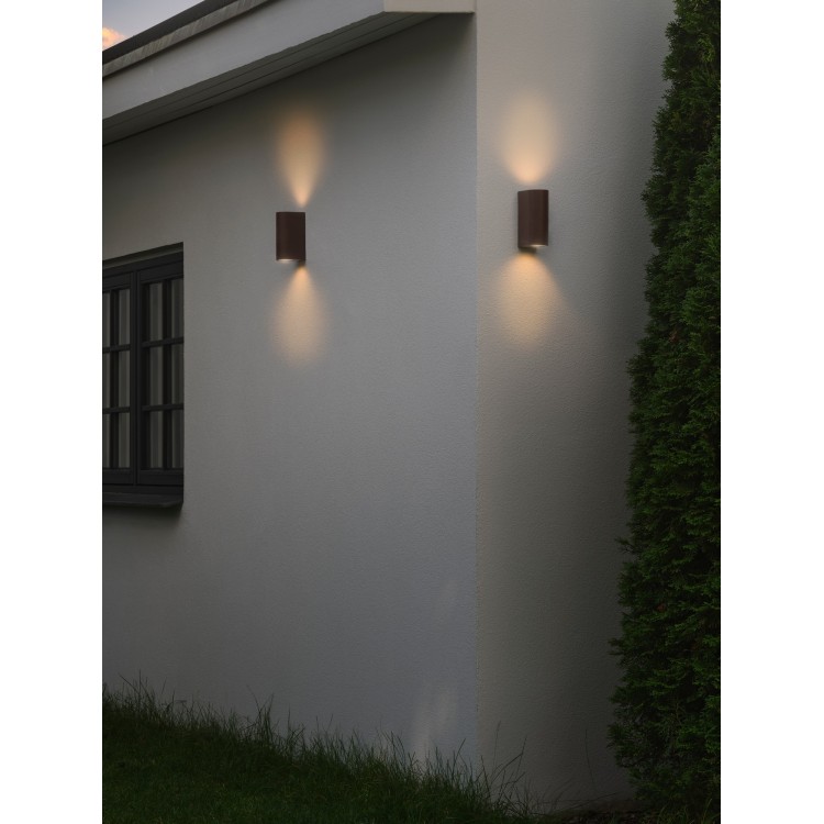 Dion Double | Applique murale | Couleur rouille