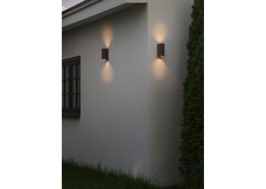 Dion Double | Applique murale | Couleur rouille