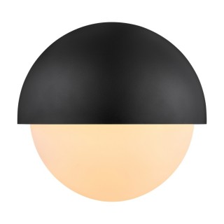 Scorpius Round | Applique murale | Noir