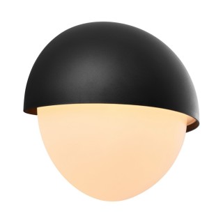Scorpius Round | Applique murale | Noir