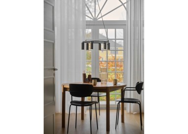 Vico chandelier | Suspension | Noir