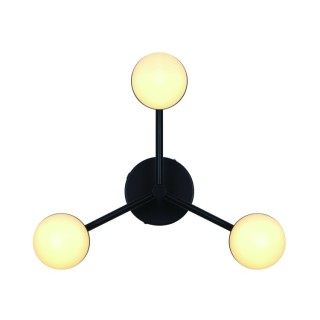 Contina | Plafonnier | Noir
