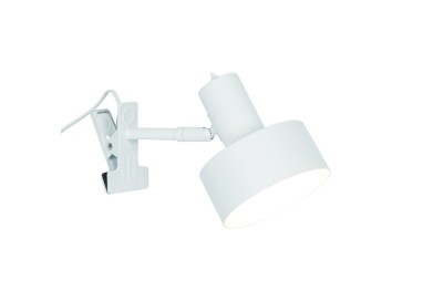 Matis | Luminaire à pince | Blanc