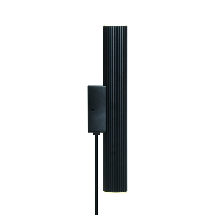 Vico long | Applique murale | Noir