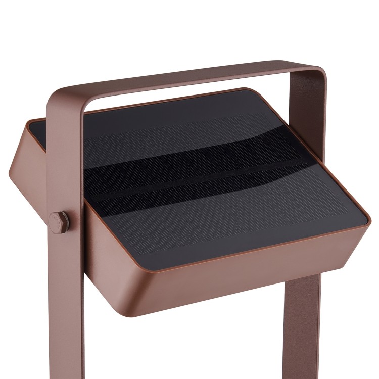 Saulio Solar | Luminaire nomade | Marron