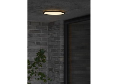 Oja 29 Outdoor Round | Plafonnier | Noir