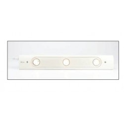 reglette led FLAT LED 3 X 1 W blanc + inter long 45,5cm CALI CK3433403